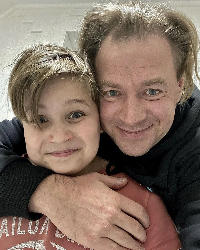 Алексей Барабаш с сыном Матвеем Алексей Барабаш с сыном Матвеем